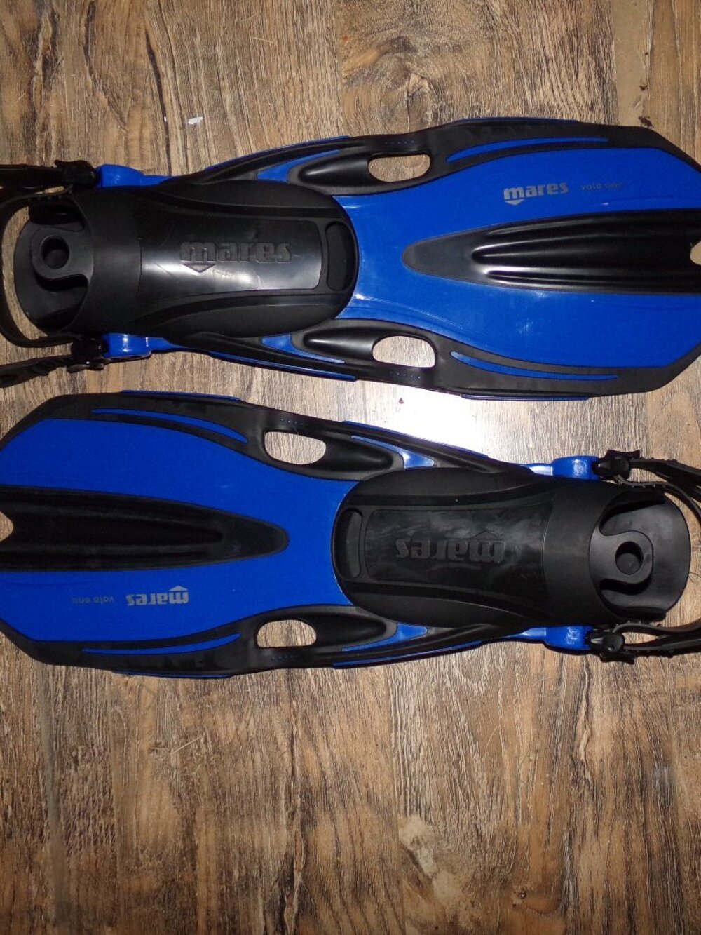 M/L Mares Volo One Unisex Snorkelling Fin Open Heel - Blue, Size 5.5 To 9 New